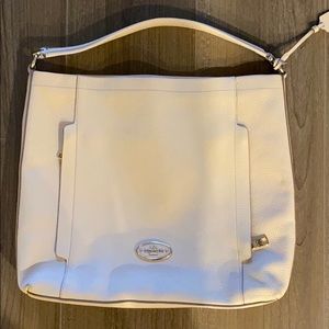 Light pink coach leather purse